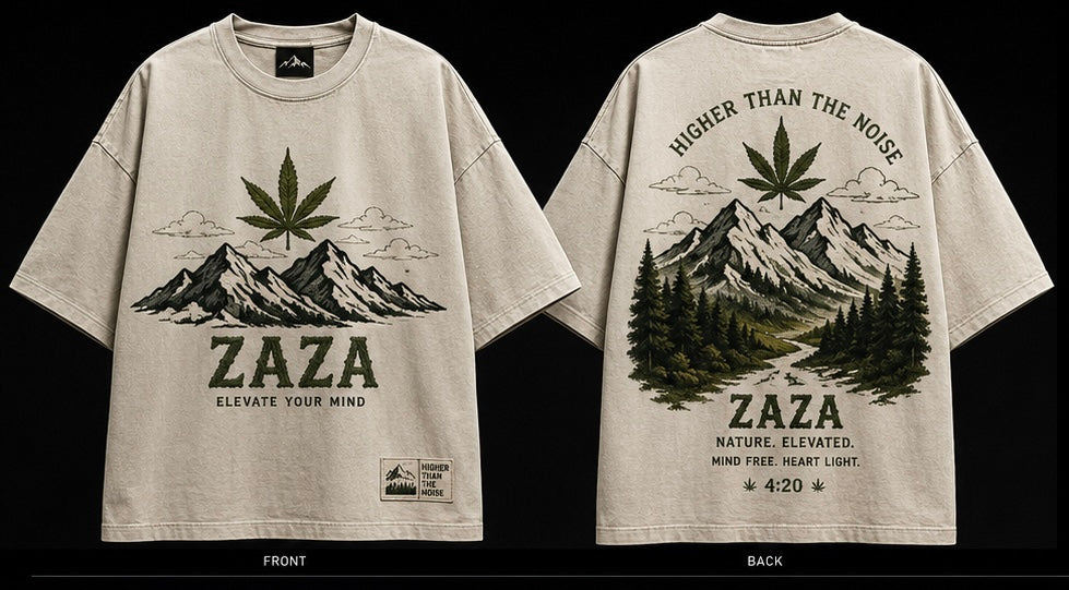 911 ZAZA Nature Oversized Drop Shoulder T-Shirt – Nature Finest Edition