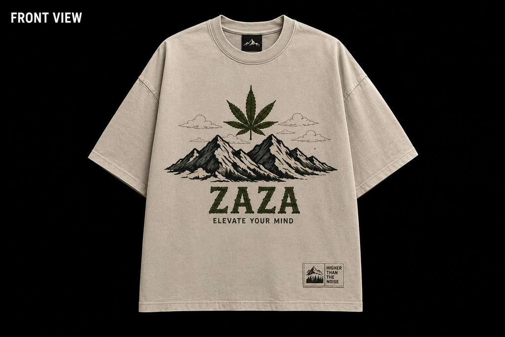 911 ZAZA Nature Oversized Drop Shoulder T-Shirt – Nature Finest Edition