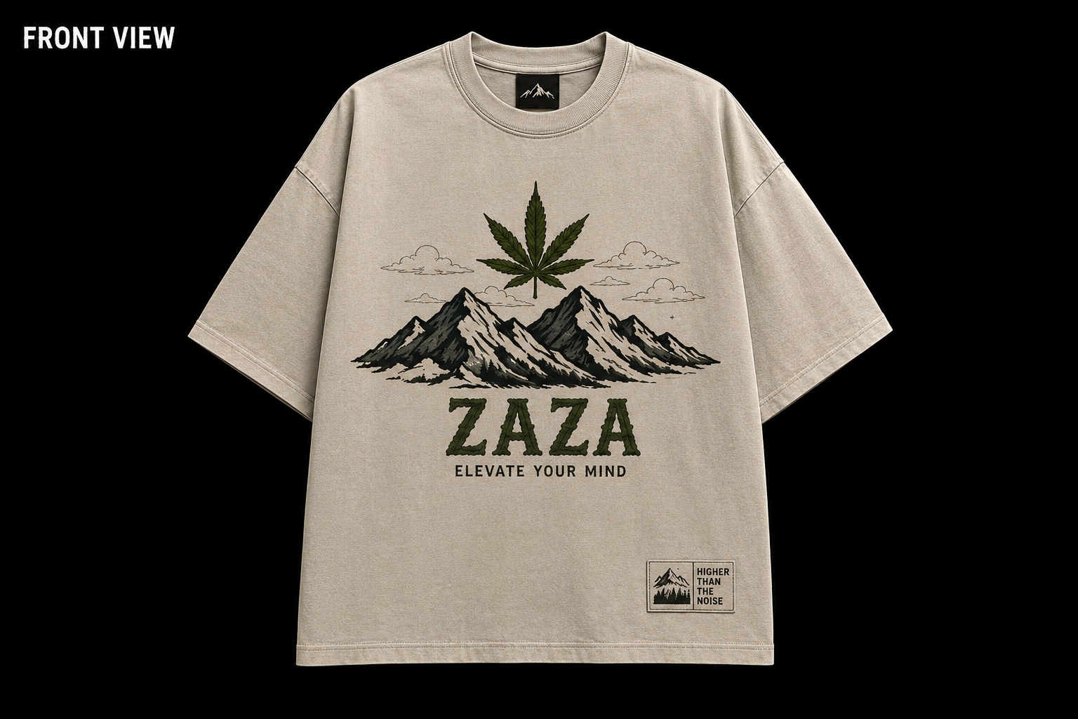 911 ZAZA Nature Oversized Drop Shoulder T-Shirt – Nature Finest Edition