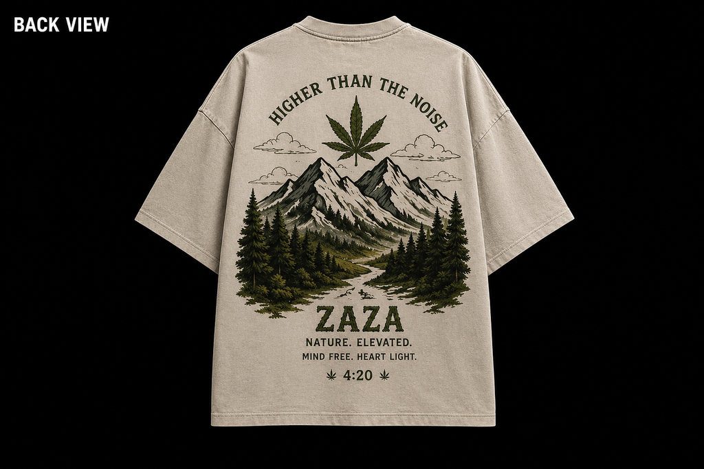 911 ZAZA Nature Oversized Drop Shoulder T-Shirt – Nature Finest Edition