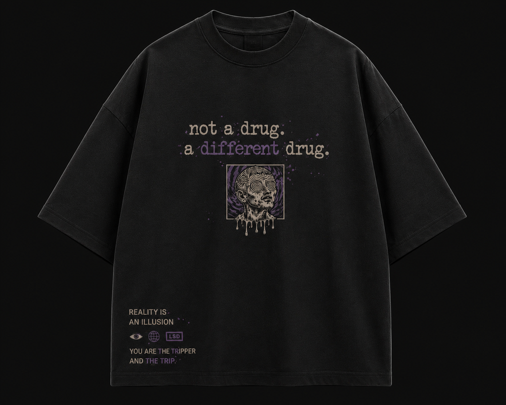 Open Your Mind (LSD POV) Graphic Tee – Premium Oversized Cotton T-Shirt