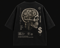 Money Mindset Oversized Graphic T-Shirt | 280 GSM Premium Cotton Drop Shoulder Streetwear Tee