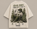 911 Keep It Green Korean Oversized T-Shirt