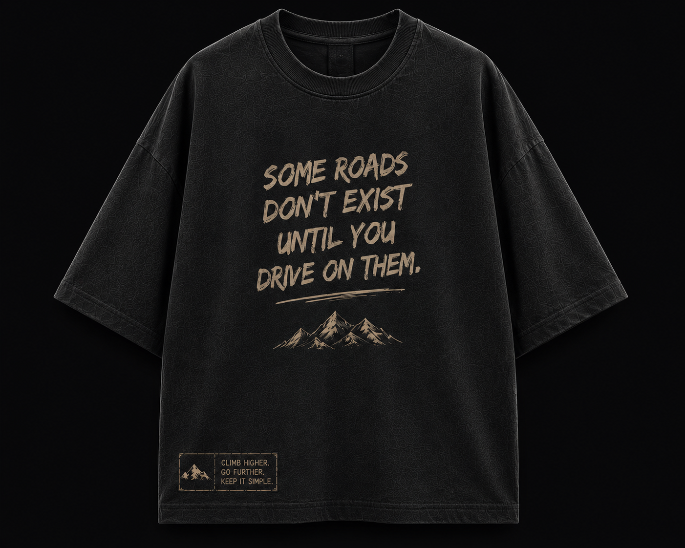 911 Built for Roads Oversized Drop Shoulder T-Shirt