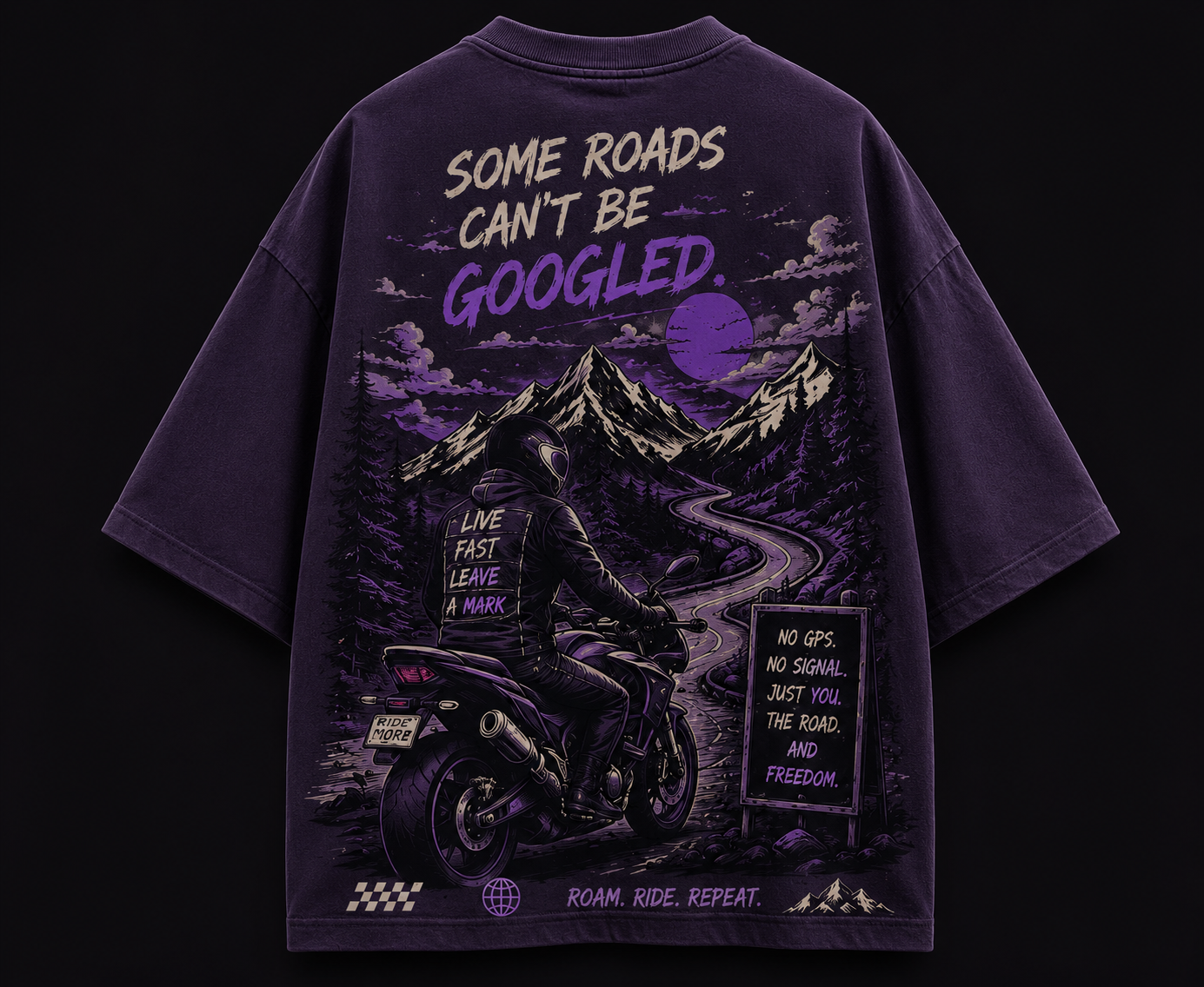 911 Built by Passion Oversized Drop Shoulder T-Shirt